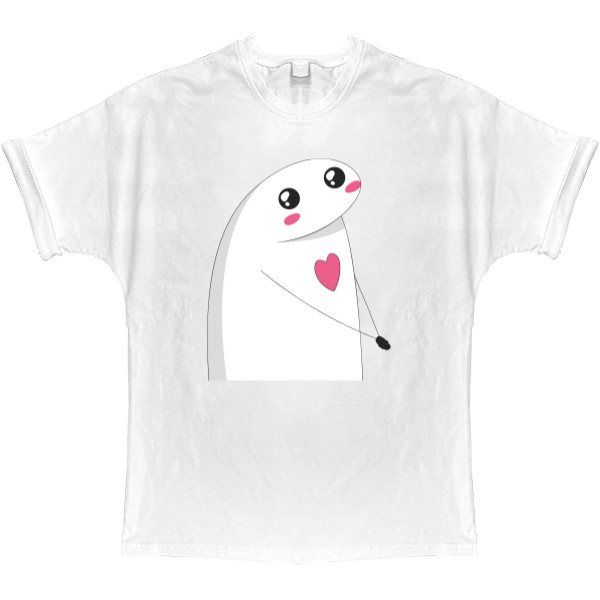 T-shirt Oversize - Flork in love meme - Mfest