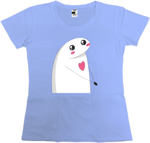 Women's Premium T-Shirt - Flork in love meme - Mfest