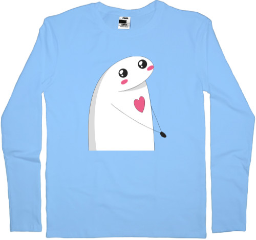 Men's Longsleeve Shirt - Flork in love meme - Mfest