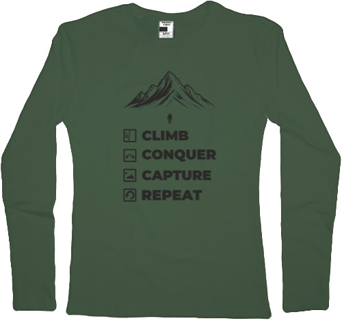 Women's Longsleeve Shirt - Conquer - Mfest