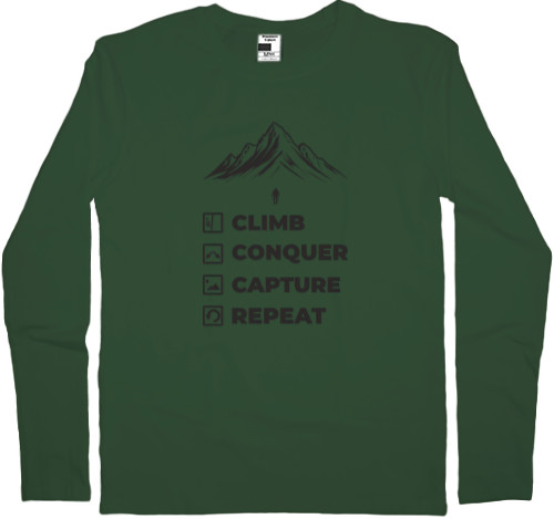 Men's Longsleeve Shirt - Conquer - Mfest