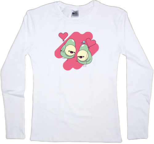 Women's Longsleeve Shirt - Avocado lovers - Mfest