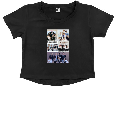 Kids' Premium Cropped T-Shirt - Stray Kids - Mfest