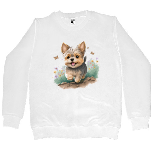 Men’s Premium Sweatshirt - Yorkshire Terrier - Mfest