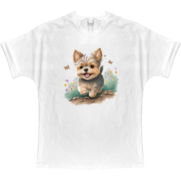 T-shirt Oversize - Yorkshire Terrier - Mfest