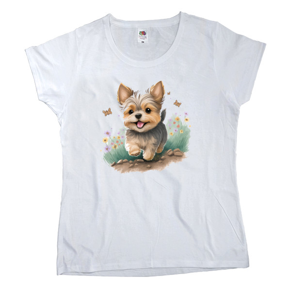 Women's T-shirt Fruit of the loom - Yorkshire Terrier - Mfest