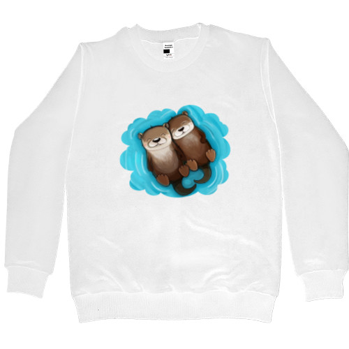 Men’s Premium Sweatshirt - Otters in love - Mfest