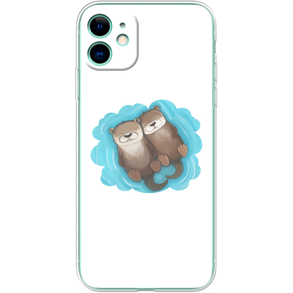 iPhone Case - Otters in love - Mfest