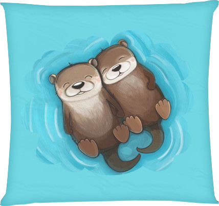 Otters in love