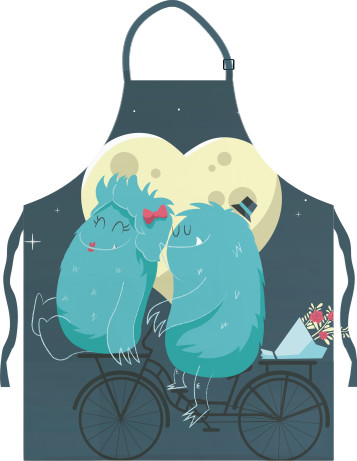 Light Apron - Monsters in love - Mfest