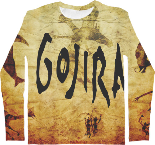 Kids' Longsleeve Shirt 3D - Gojira - Mfest