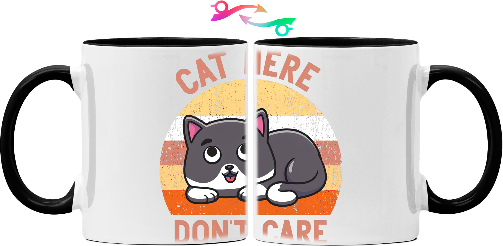 Mug - Cat here don't care - Mfest