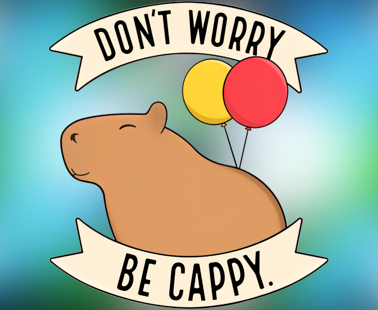 Mouse Pad - Don't worry be cappy - Mfest