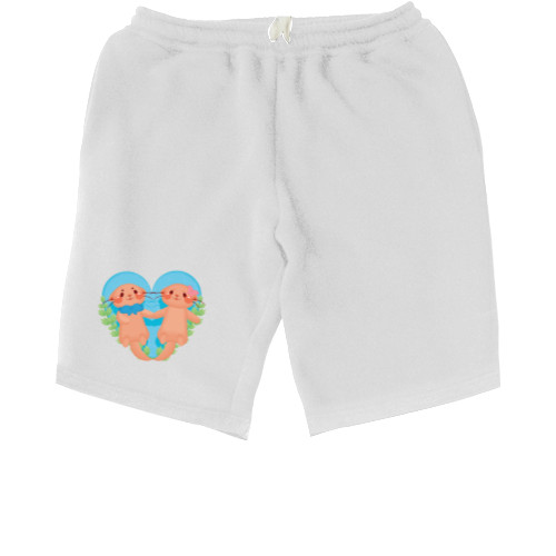 Kids' Shorts - Cute otters - Mfest