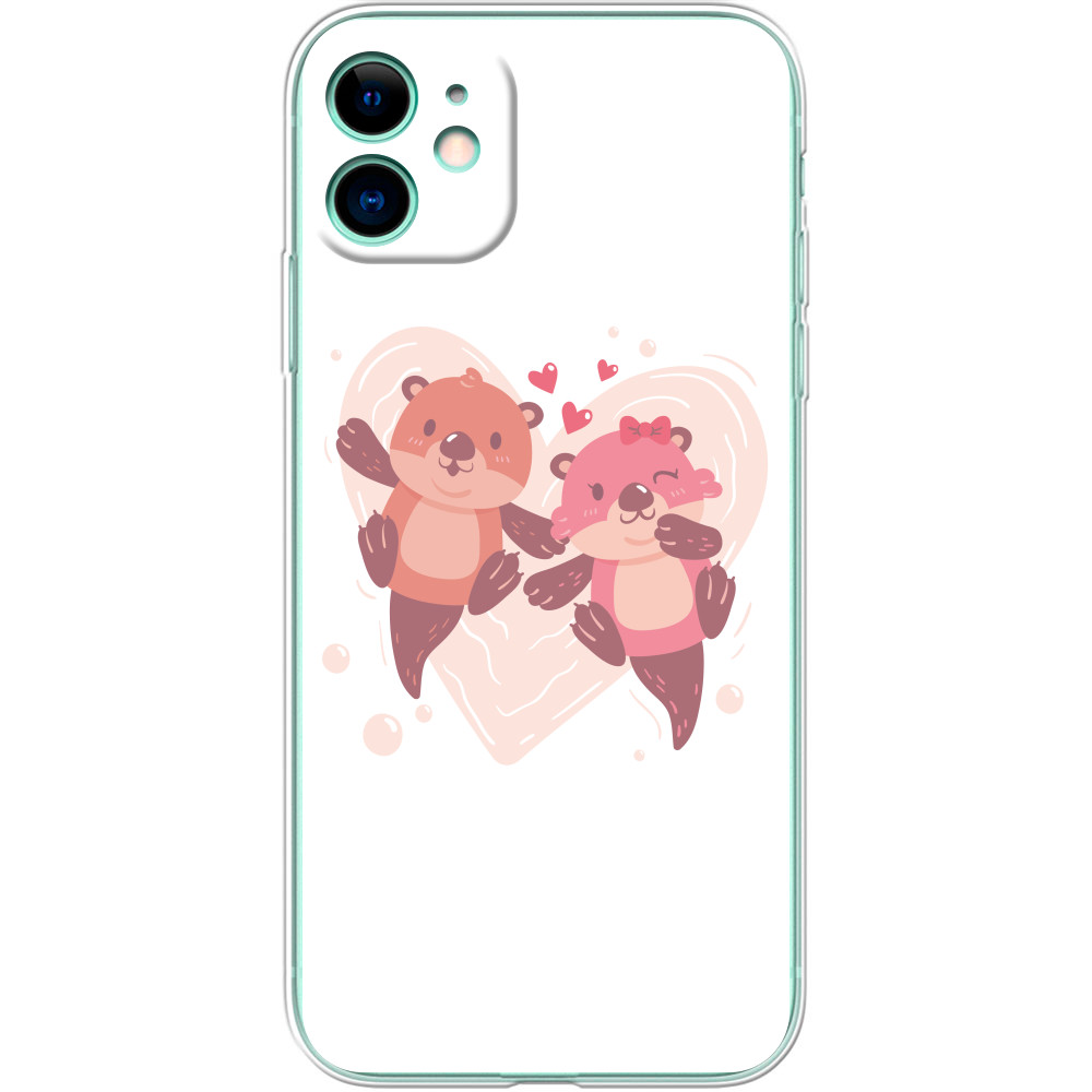 iPhone Case - Otter with a heart - Mfest