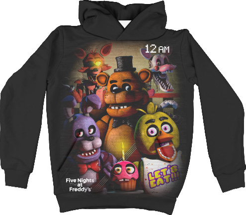 Unisex Hoodie 3D - FNAF [17] - Mfest