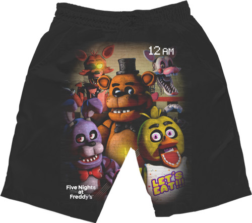 Men's Shorts 3D - FNAF [17] - Mfest