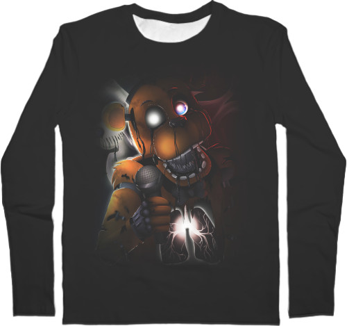 Men's Longsleeve Shirt 3D - FNAF [20] - Mfest