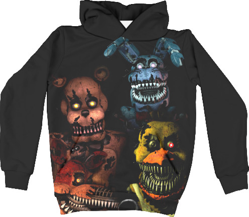 Unisex Hoodie 3D - FNAF [14] - Mfest