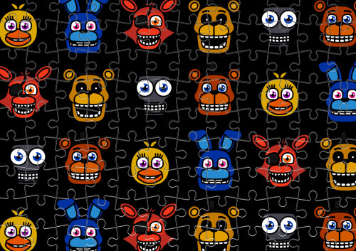 Five Nights at Freddy's - Puzzle with small elements - FNAF [9] - Mfest