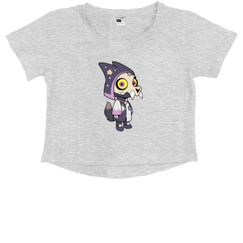 Kids' Premium Cropped T-Shirt -  King Owl House - Mfest