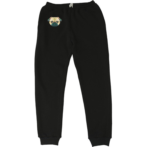 Kids' Sweatpants - Pug - Mfest