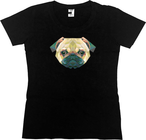 Women's Premium T-Shirt - Pug - Mfest