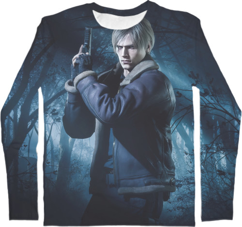 Men's Longsleeve Shirt 3D - Resident Evil 4 - Mfest