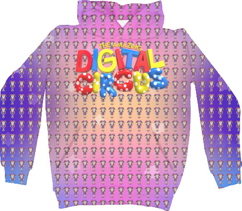 Unisex Hoodie 3D - Digital Circus - Mfest