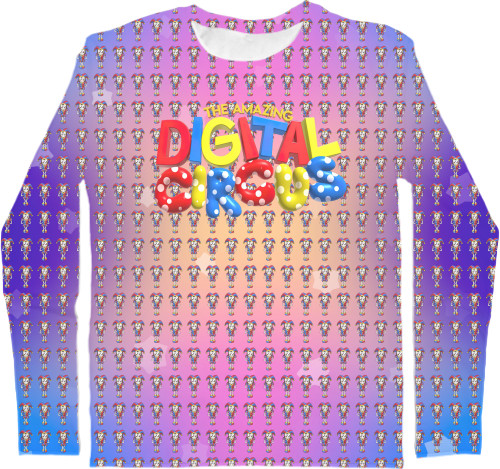 Men's Longsleeve Shirt 3D - Digital Circus - Mfest