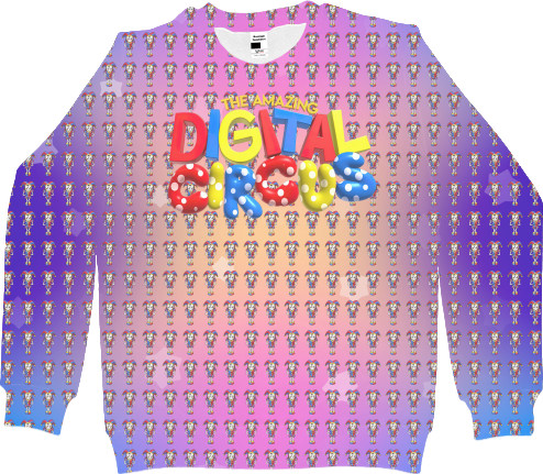 Women's Sweatshirt 3D - Digital Circus - Mfest