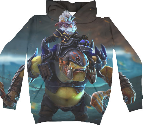 Unisex Hoodie 3D - Alchemist on Orc Dota 2 - Mfest