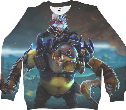 Kids' Sweatshirt 3D - Alchemist on Orc Dota 2 - Mfest