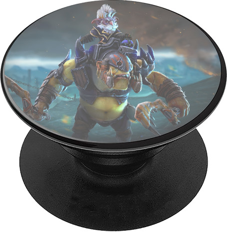 PopSocket Подставка для мобильного - Алхимик на орке Dota 2 - Mfest