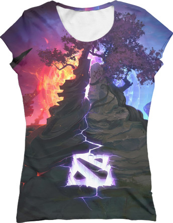 Women's T-Shirt 3D - Dota 2 - Mfest