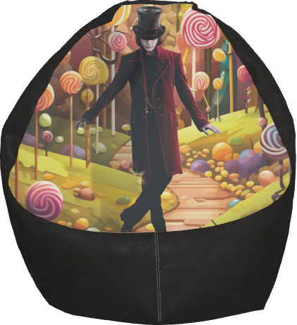 Bean Bag Chair - Willy Wonka Candy - Mfest