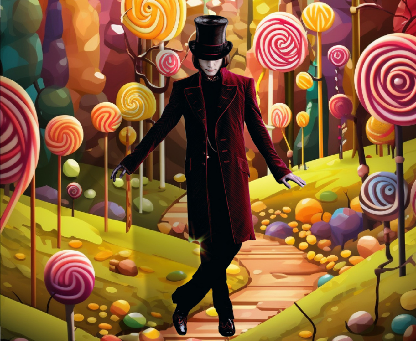 Коврик для мышки - Willy Wonka Candy - Mfest