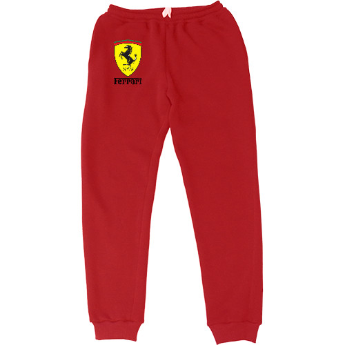 Men's Sweatpants - Ferrari logo 2 - Mfest