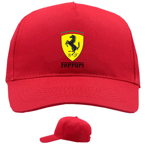 Кепка 5-панельна - Ferrari logo 2 - Mfest