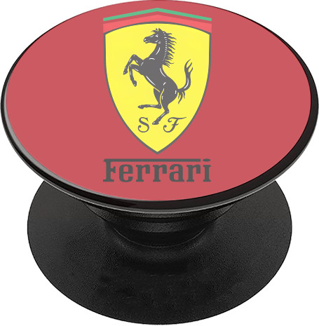 PopSocket Подставка для мобильного - Ferrari logo 2 - Mfest