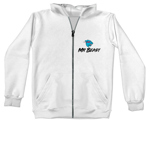 Kids' Zip-through Hoodie - MrBeast - Mfest