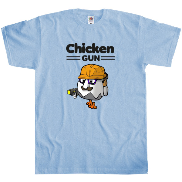 Men's T-Shirt Fruit of the loom - Chicken Gun - Mfest