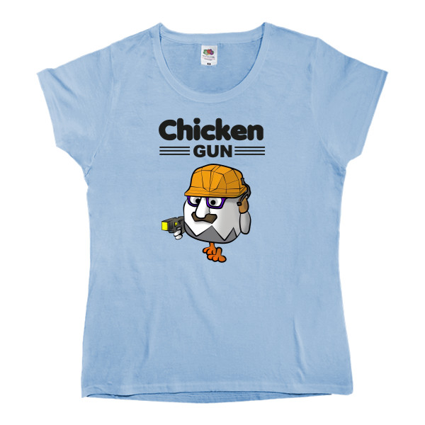 Women's T-shirt Fruit of the loom - Chicken Gun - Mfest