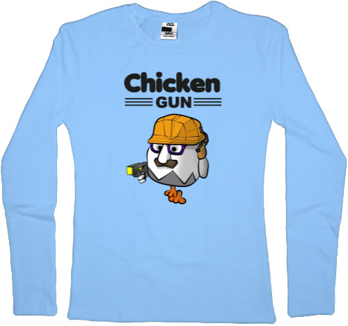 Women's Longsleeve Shirt - Chicken Gun - Mfest