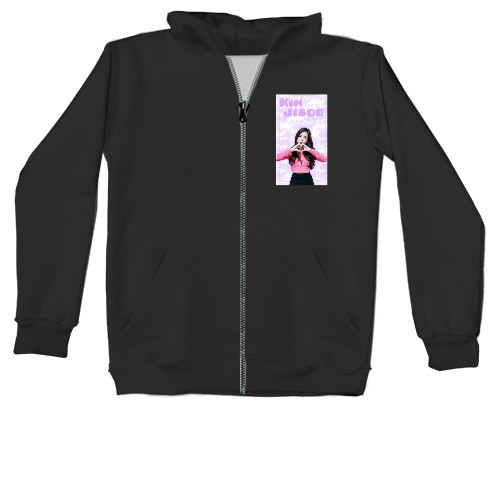 Unisex Zip-through Hoodie -  Kim Jisoo  - Mfest