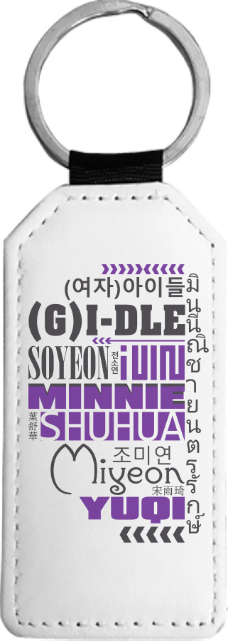 Rectangular Keychain - (G)I-DLE - Mfest