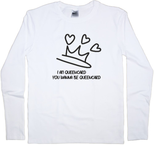 Men's Longsleeve Shirt - (G)I-DLE queencard - Mfest