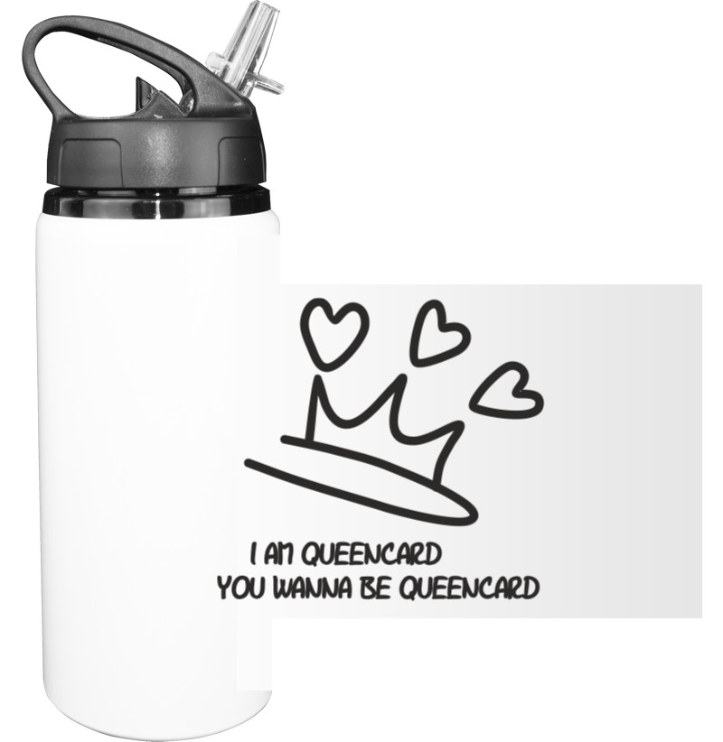 Sport Water Bottle - (G)I-DLE queencard - Mfest