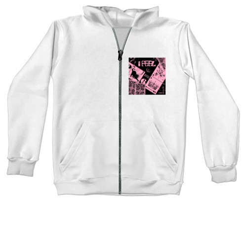 Kids' Zip-through Hoodie - (G)I-DLE queencard 2 - Mfest