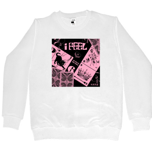 Women's Premium Sweatshirt - (G)I-DLE queencard 2 - Mfest